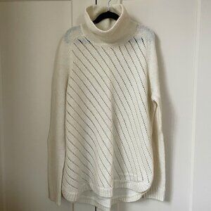 Lou & Grey Turtleneck Sweater with Ladder Stitching